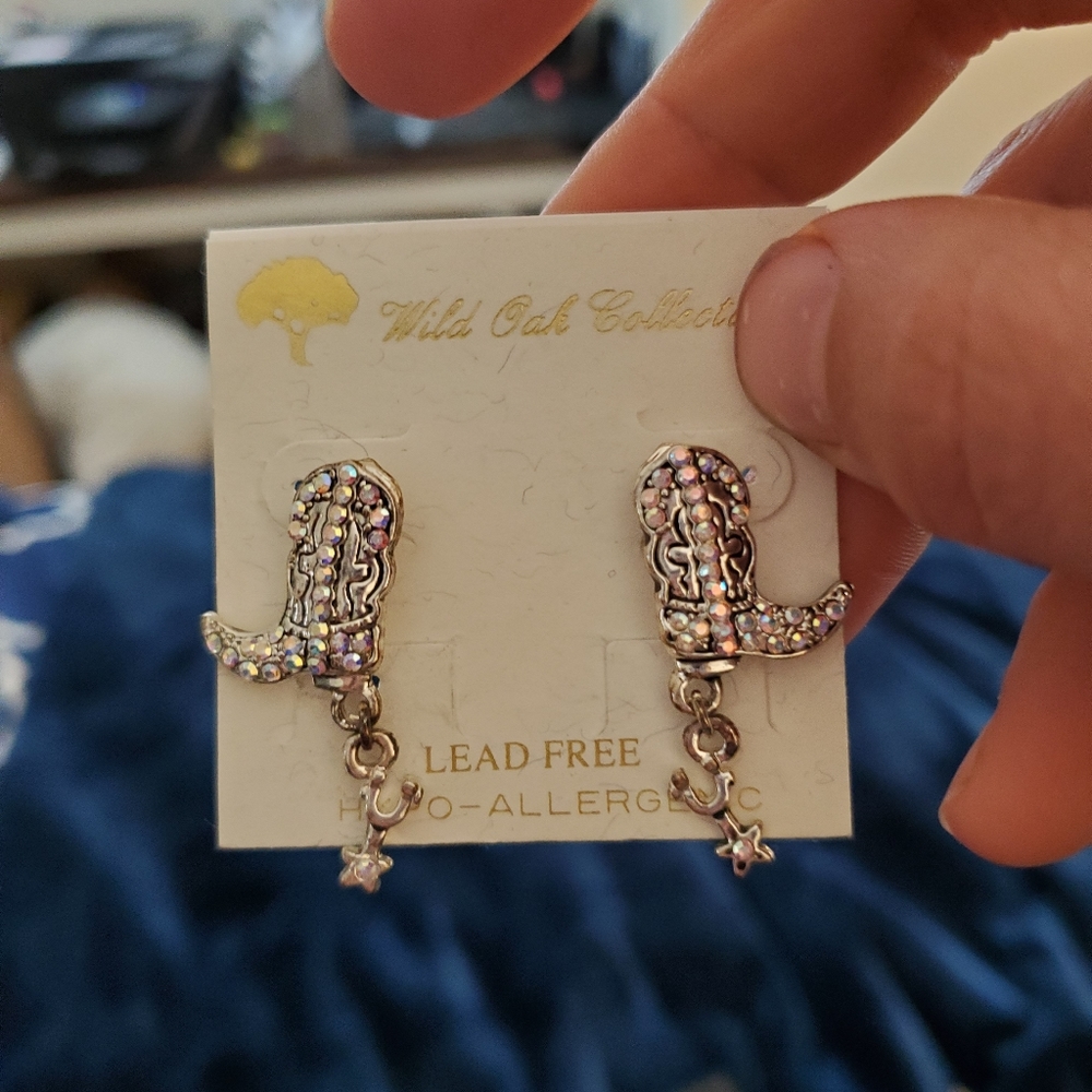 Brand new boot earrings
